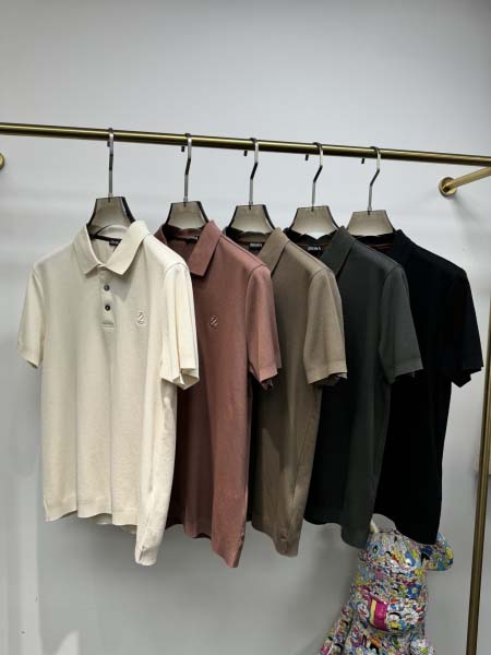 2025年4月25日入荷新作ZEGNA半袖ポロシャツ 原版复...