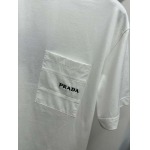 2025年4月25日入荷新作PRADA半袖Tシャツ 原版复刻高級品香港の会社超厳選★入手困難/誕生日プレゼント/yinx工場