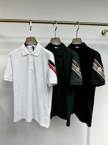 2025年4月25日入荷新作MONCLER半袖ポロシャツ 原...