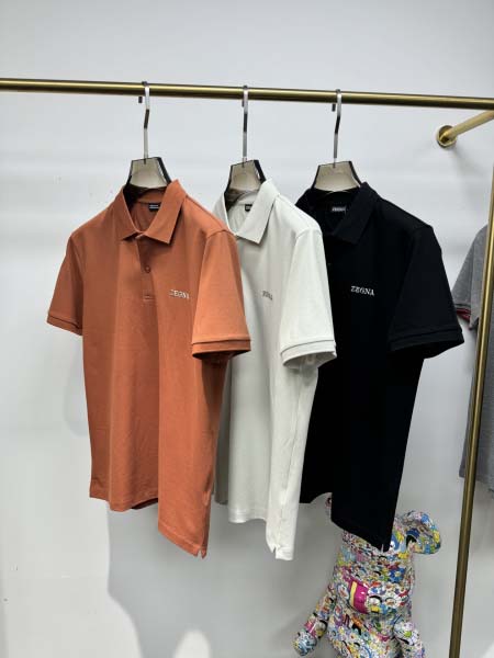 2025年4月25日入荷新作ZEGNA半袖ポロシャツ 原版复...