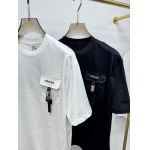 2025年4月26日入荷新作PRADA半袖Tシャツ 原版复刻高級品香港の会社超厳選★入手困難/誕生日プレゼント/yinx工場