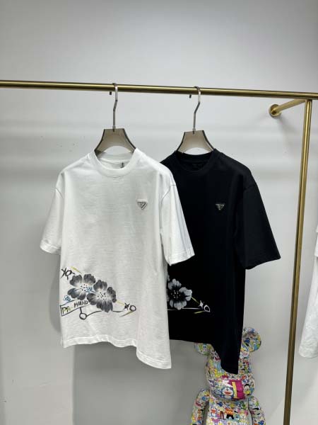 2025年4月26日入荷新作PRADA半袖Tシャツ 原版复刻...