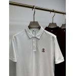 2025年4月26日入荷新作Brunello Cucinelli半袖ポロシャツ 原版复刻高級品香港の会社超厳選★入手困難/誕生日プレゼント/yinx工場