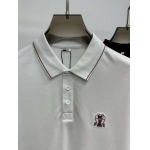 2025年4月26日入荷新作Brunello Cucinelli半袖ポロシャツ 原版复刻高級品香港の会社超厳選★入手困難/誕生日プレゼント/yinx工場