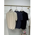 2025年4月26日入荷新作loro piana半袖ポロシャツ 原版复刻高級品香港の会社超厳選★入手困難/誕生日プレゼント/yinx工場