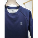 2025年4月26日入荷新作Brunello Cucinelli半袖Tシャツ 原版复刻高級品香港の会社超厳選★入手困難/誕生日プレゼント/yinx工場
