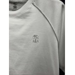 2025年4月26日入荷新作Brunello Cucinelli半袖Tシャツ 原版复刻高級品香港の会社超厳選★入手困難/誕生日プレゼント/yinx工場