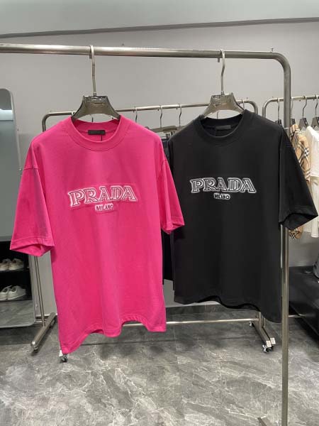 2025年4月26日入荷新作PRADA半袖Tシャツ 原版复刻...