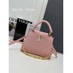 2025年4月27日入荷新作   M23199  Capucines BB  Taurillon   27 x 18 x 9CM   /XX工場