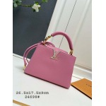 2025年4月29日入荷新作 中 Louis VuittonM24698Capucines BB Taurillon牛革 26.5 x17.5 x9CM /XX工場