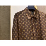 2025年5月1日春夏新品Louis Vuitton長袖シャツ 素材100%:シルク