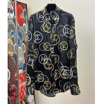 2025年5月1日春夏新品Chanel長袖シャツ 素材100%:シルク