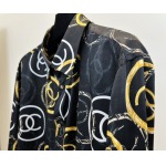 2025年5月1日春夏新品Chanel長袖シャツ 素材100%:シルク