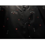 2025年5月1日高品質新作イヴ･サンローランYSL半袖シャツ素材100%:シルク