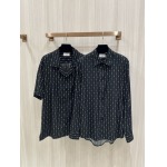 2025年5月1日高品質新作CELINE セリーヌ 半袖シャツ素材100%:シルク