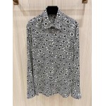 2025年5月1日春夏新品Chanel長袖シャツ 素材100%:シルク