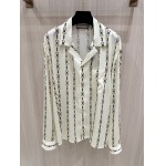 2025年5月1日春夏新品Gucci長袖シャツ 素材100%:シルク