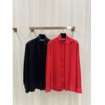 2025年5月1日春夏新品VALENTINO長袖シャツ 素材100%:シルク