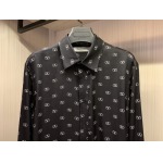 2025年5月1日春夏新品VALENTINO長袖シャツ 素材100%:シルク