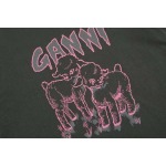 2025年5月1日入荷新作GANNI半袖 Tシャツ誕生日プレゼントの服/男女兼用/カップル服人気/R&B