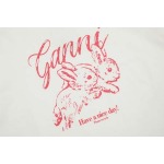 2025年5月1日入荷新作GANNI半袖 Tシャツ誕生日プレゼントの服/男女兼用/カップル服人気/R&B