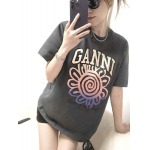 2025年5月1日入荷新作GANNI半袖 Tシャツ誕生日プレゼントの服/男女兼用/カップル服人気/R&B