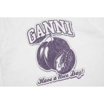2025年5月1日入荷新作GANNI半袖 Tシャツ誕生日プレゼントの服/男女兼用/カップル服人気/R&B