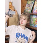 2025年5月1日入荷新作GANNI半袖 Tシャツ誕生日プレゼントの服/男女兼用/カップル服人気/R&B