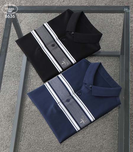 2025年5月6日入荷新作prada紳士半袖ポロシャツ安いけど高品質M-4XL/Fuer工場