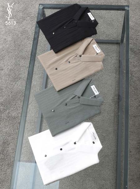 2025年5月6日入荷新作YSL紳士半袖ポロシャツ安いけど高品質M-4XL/Fuer工場