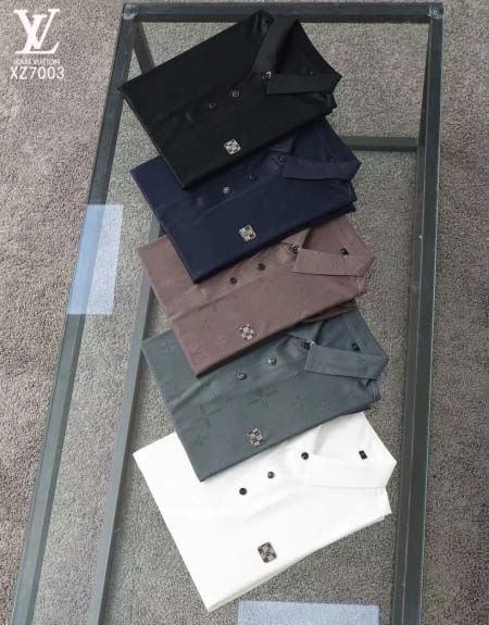 2025年5月6日入荷新作Louis Vuitton紳士半袖ポロシャツ安いけど高品質M-4XL/Fuer工場