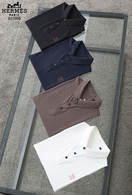2025年5月6日入荷新作HERMES紳士半袖ポロシャツ安いけど高品質M-4XL/Fuer工場