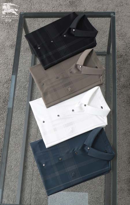 2025年5月6日入荷新作burberry紳士半袖ポロシャツ安いけど高品質M-4XL/Fuer工場