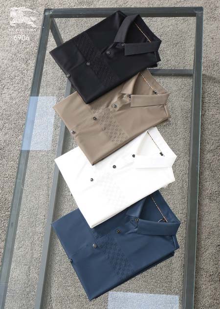 2025年5月6日入荷新作burberry紳士半袖ポロシャツ安いけど高品質M-4XL/Fuer工場