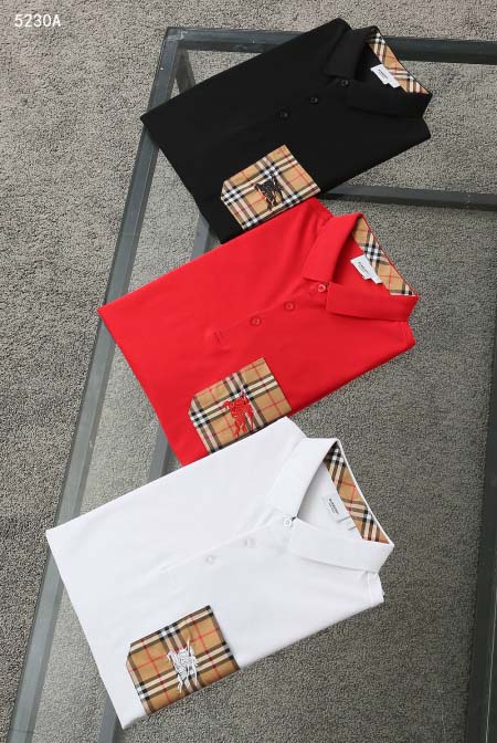 2025年5月6日入荷新作burberry紳士半袖ポロシャツ安いけど高品質M-XXXL/Fuer工場