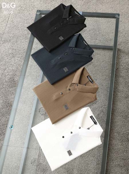 2025年5月7日入荷新作Dolce&Gabbana紳士半袖ポロシャツ安いけど高品質M-XXXXL/Fuer工場