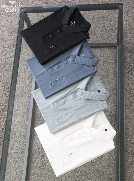 2025年5月7日入荷新作ARMANI紳士半袖ポロシャツ安いけど高品質M-XXXXL/Fuer工場