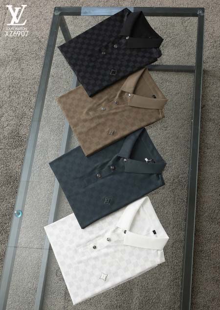 2025年5月7日入荷新作Louis Vuitton紳士半袖ポロシャツ安いけど高品質M-XXXXL/Fuer工場