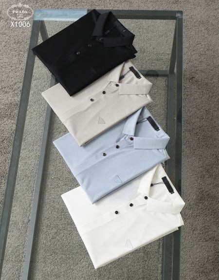 2025年5月7日入荷新作PRADA紳士半袖ポロシャツ安いけど高品質M-XXXXL/Fuer工場