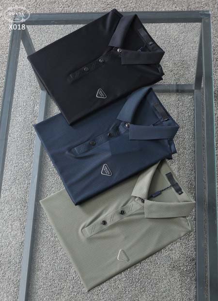 2025年5月7日入荷新作PRADA紳士半袖ポロシャツ安いけど高品質M-XXXXL/Fuer工場