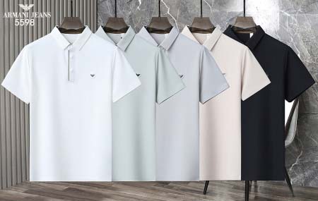 2025年5月7日入荷新作ARMANI紳士半袖ポロシャツ安いけど高品質L-XXXXL/Fuer工場