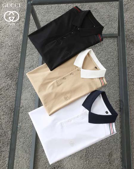 2025年5月7日入荷新作gucci紳士半袖ポロシャツ安いけど高品質L-XXXXL/Fuer工場
