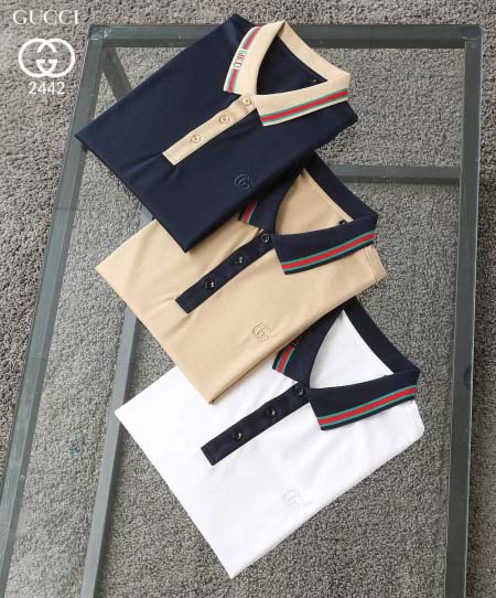 2025年5月7日入荷新作gucci紳士半袖ポロシャツ安いけど高品質L-XXXXL/Fuer工場