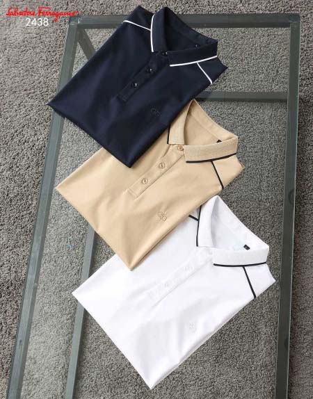 2025年5月7日入荷新作Ferragamo紳士半袖ポロシャツ安いけど高品質L-XXXXL/Fuer工場