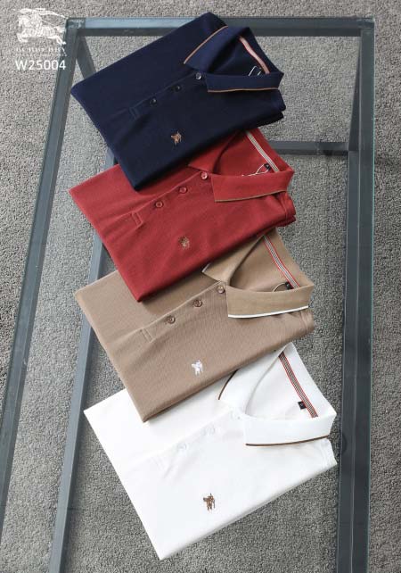 2025年5月7日入荷新作burberry紳士半袖ポロシャツ安いけど高品質M-XXXXL/Fuer工場
