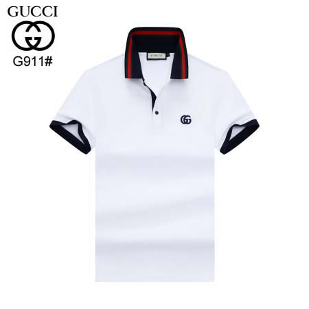 2025年5月7日入荷新作GUCCI紳士半袖ポロシャツ安いけど人気M-XXXL/Hongsh工場