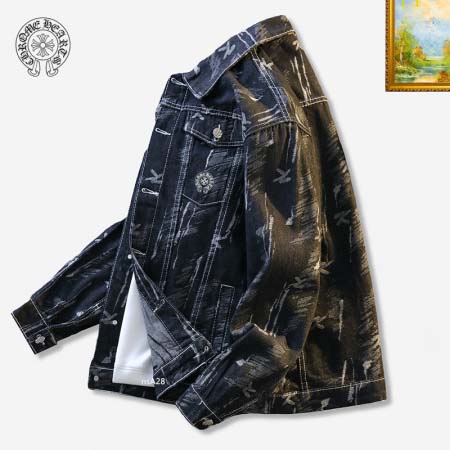 2025年5月9日入荷新作chrome Heartsデニムジャケット安価で人気の/JIA工場