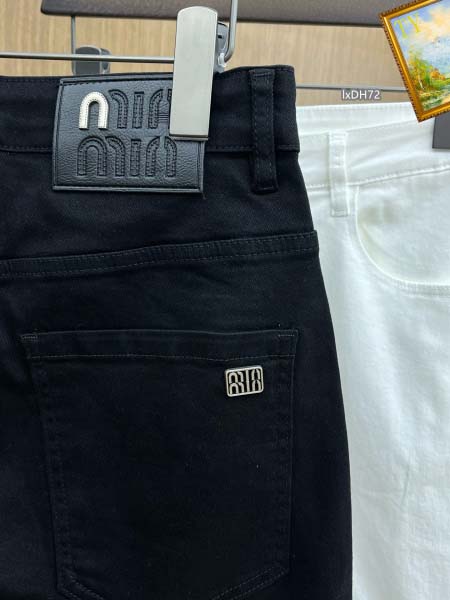 2025年5月9日入荷新作MIUMIUデニム半ズボン安価で人気の/JIA工場