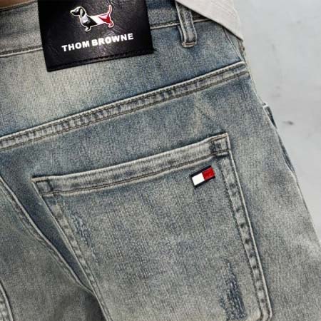 2025年5月9日入荷新作Thom Browneデニム半ズボン安価で人気の/JIA工場