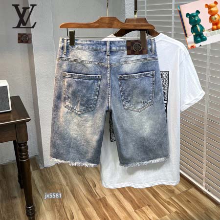 2025年5月9日入荷新作Louis Vuittonデニム半ズボン安価で人気の/JIA工場